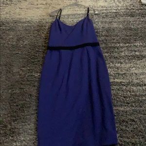 Dress the population purple/black dress